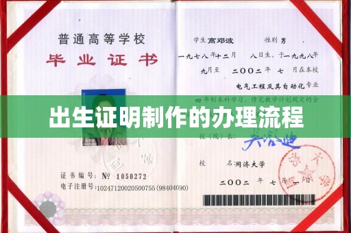 雅江出生证明制作的办理流程